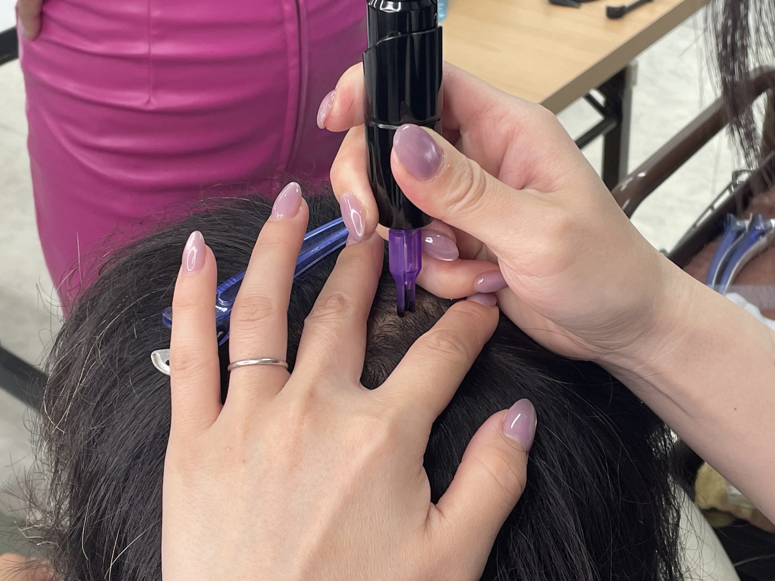 ヘアタトゥー施術